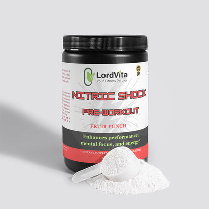 Nitric Shock Pre-Workout Powder (Fruit Punch)